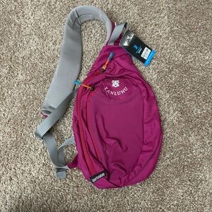 Tanluhu‎ Women’s Pink & Gray Crossbody Bag NWT